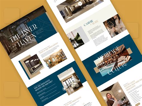 Luxury Hospitality Landing Page by Bhumika Sharma on Dribbble