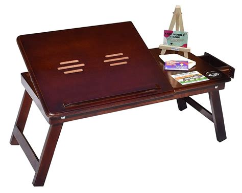 Wooden Laptop Table Different Colors At Rs Wooden Laptop Desk