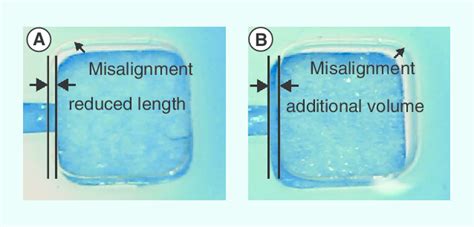 Top View Of The Inlet Area Of Chips Showing Layer Misalignment