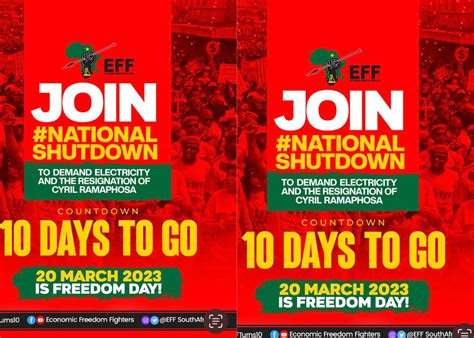 Eff Warns Businesses To Close On National Shutdown Or Risk Looting