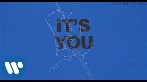 Letra De Ali Gatie It's You - Ali Gatie - It's You (Official Lyrics Video) - YouTube