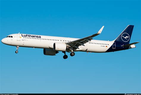 D AIEA Lufthansa Airbus A321 271NX Photo By Finnographie ID 1221015