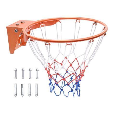 VEVOR Basketball Rim, Wall Door Mounted Basketball Hoop, Heavy Duty ...