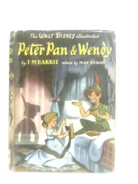 THE WALT DISNEY Illustrated Peter Pan And Wendy May Byron 1958