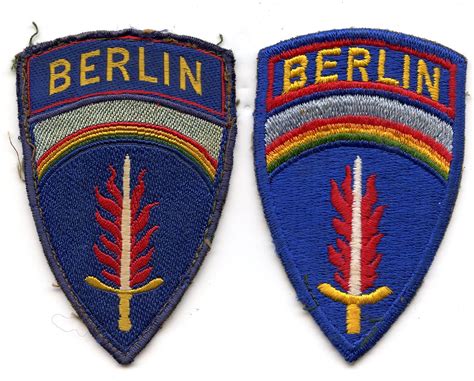 Berlin Brigade Patch Variation, Very Unusual - ARMY AND USAAF - U.S ...