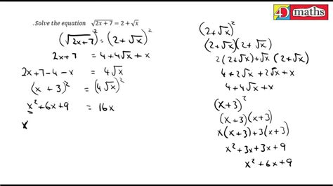 Leaving Cert Lesson 2 Algebra Q18 YouTube