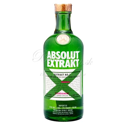 Absolut Extrakt No Cardamom L Royalbottleroom Bottleshop