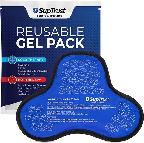 Paquete De Hielo De Gel Para Lesiones Reutilizable Fr Ocaliente Para