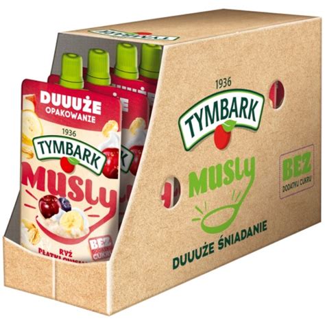 Mus Musly Tymbark ryż wiśnia aronia 10x 170g 13230068700 Allegro pl