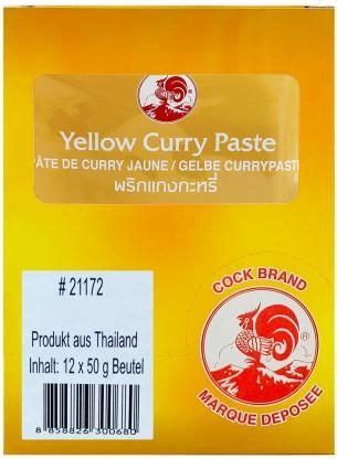 PASTA CURRY ŻÓŁTA COCK BRAND 50G X 12 KARTON Ceny i opinie Ceneo pl