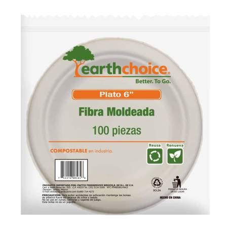 Plato Pastelero Earth Choice Con Pzas Sam S Club