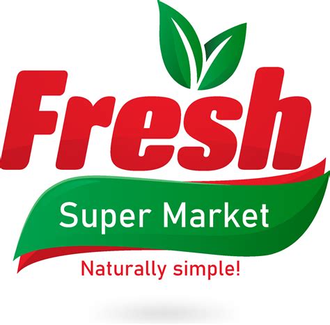 fresh supermarket logo png transparent svg ai
