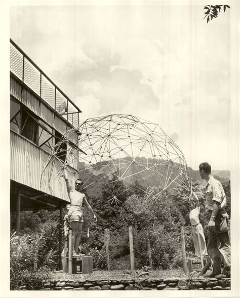 Buckminster Fuller Developed Geodesic Dome Design at Black Mountain ...