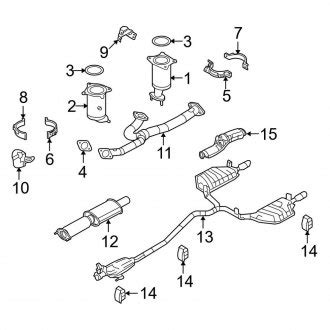 2012 Lincoln MKZ OEM Exhaust Parts - Systems, Tips | CARiD