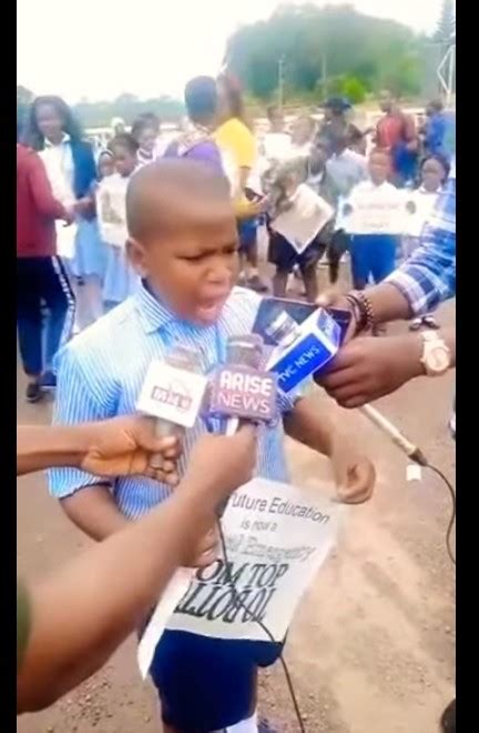 Video Primary School Pupils In Osun Stage Protest Demanding End To