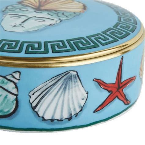 Il Viaggio Di Nettuno Sea Blue Round Box By Luke Edward Hall For Richa