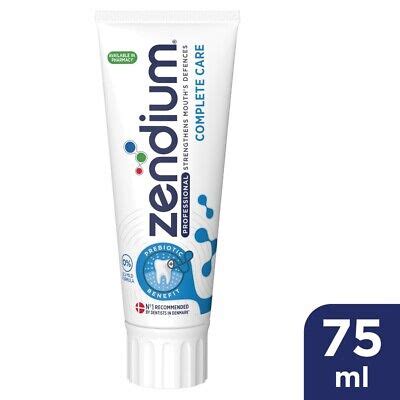 Zendium Complete Care Toothpaste 75ml Strong Teeth Healthy Gums EBay