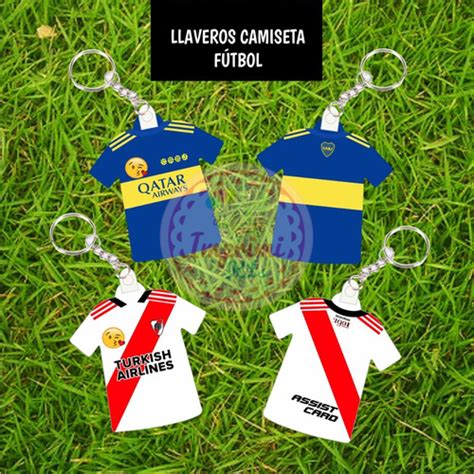 Plantilla Sublimar Llavero Camiseta Fútbol Argentino Polimer Imprimikits