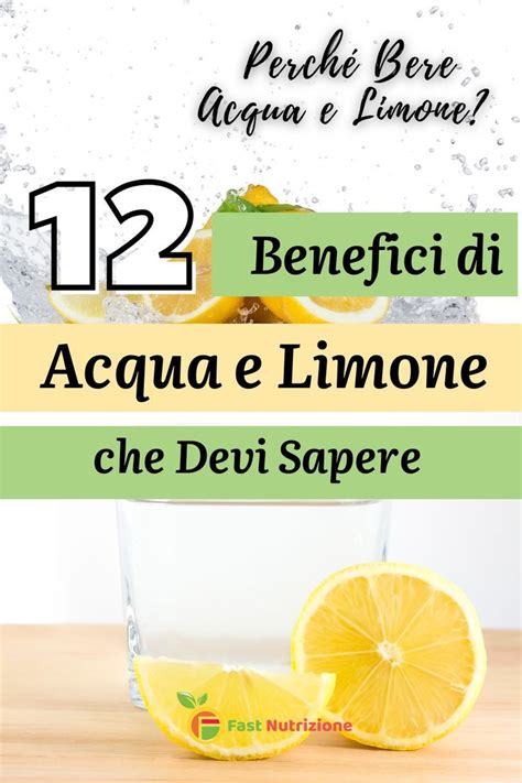 Perch Bere Acqua E Limone Benefici Di Acqua E Limone Che Devi