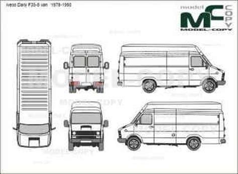 Iveco Daily F Van D Drawing Blueprints