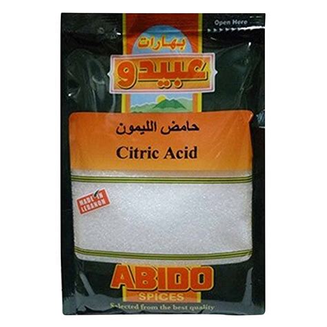 Abido Citric Acid 50g Online Carrefour Lebanon