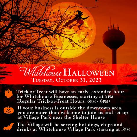 Whitehouse 2023 Halloween Details – Welcome to Whitehouse, Ohio