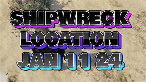 Shipwreck Location Today January Gta Online Gta Online Daily