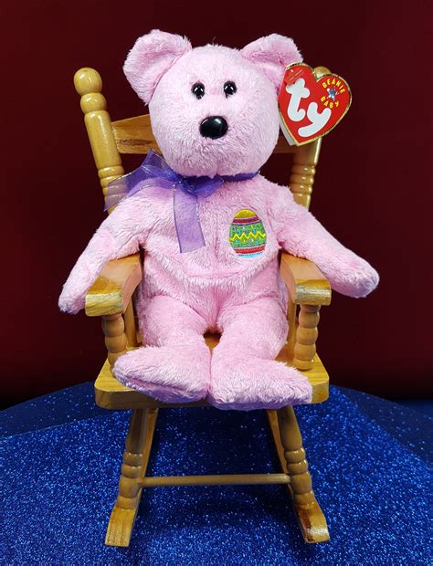 Pink Easter Bear Eggs From Ty Beanie Baby In A Etsy Uk