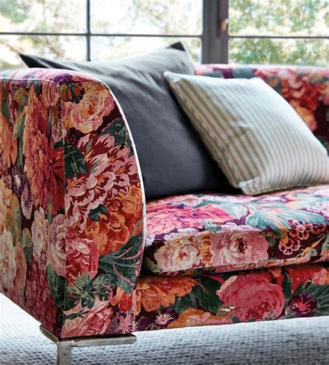 Very Rose Peony Fabric Sanderson