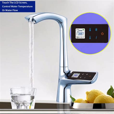 JMKWS 360 Smart Kitchen Faucet Single Hole LCD Display Touch Screen