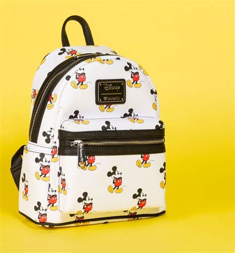 Loungefly X Disney Mickey Mouse Faux Leather Mini Backpack