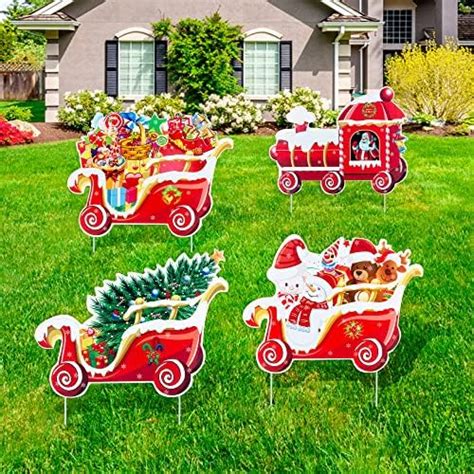 Amazon Mosoan Outdoor Christmas Decorations Pieces Christmas