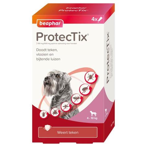 Beaphar ProtecTix Pipetten Anti Vlooien En Teken Hond 4 10 Kg 4