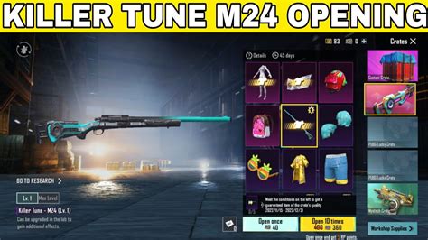 Killer Tune M24 Crate Opening Pubg Mobile Killer Tune M24 Pubg