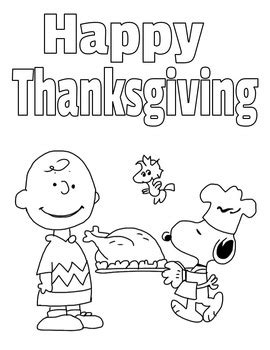 A Charlie Brown Thanksgiving Activity Packet By The Samses Teach