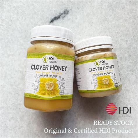 HDI CLOVER HONEY MADU HDI 250 Gram ORI 100 FREE SENDOK KAYU