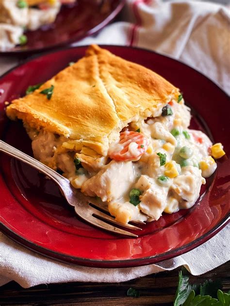 Leftover Turkey Pot Pie With Crescent Rolls Recipe Unfussy Kitchen