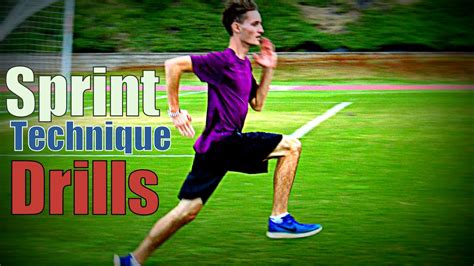 Sprint Technique Drills How To Get Faster Youtube