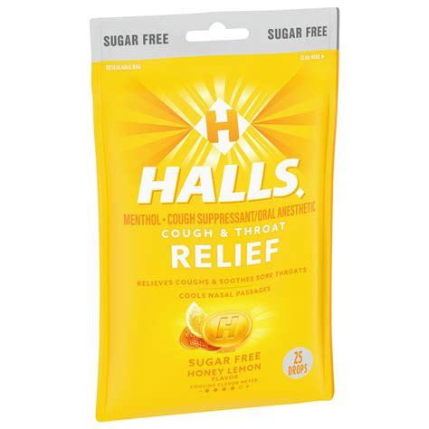 Viên Ngậm Giảm Ho Và Làm Dịu đau Họng Halls Cough Drops Mỹ Din House