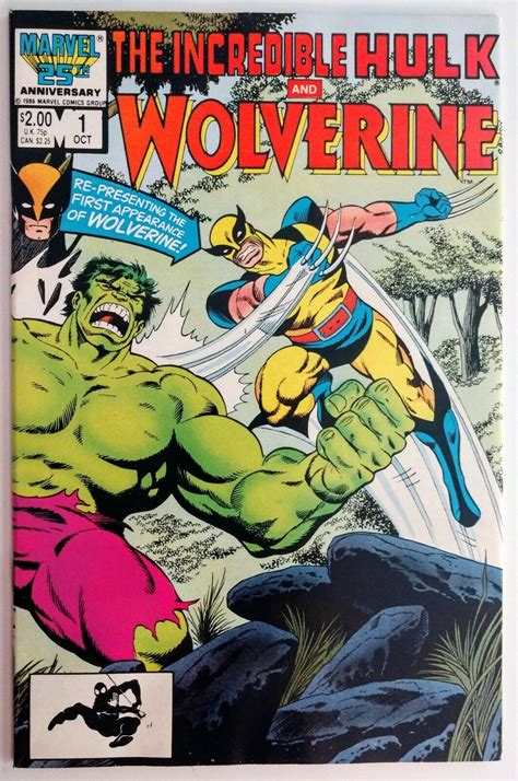 Incredible Hulk Vs Wolverine 1 Reprint Of Incredible Hulk 181 Comic