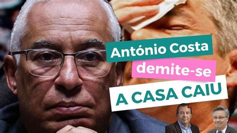 Primeiro Ministro De Portugal Ant Nio Costa Demite Se Do Cargo Ap S