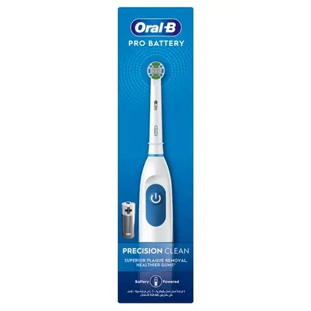 Oral-B Pro Battery Precision Clean Toothbrush Dentist-Recommended Oral ...