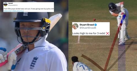 Controversial Drs Dismissal Of Ollie Pope Sparks Reaction From Stuart