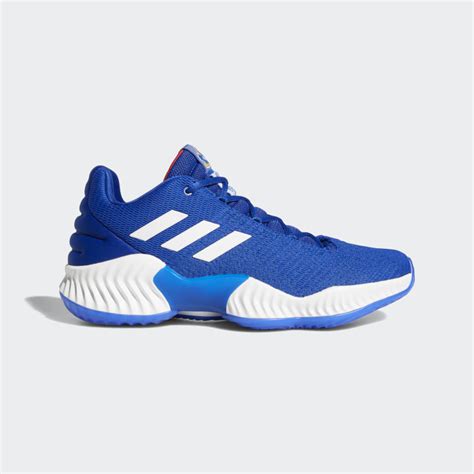 Adidas Pro Bounce 2018 Low Shoes Blue Adidas Us