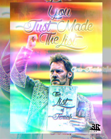 Chris Jericho - The List of Jericho by WWESlashrocker54 on DeviantArt