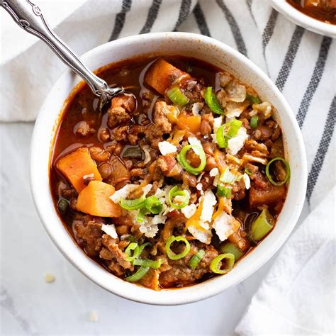 Low FODMAP Turkey Chili With Sweet Potato Lentils Fun Without