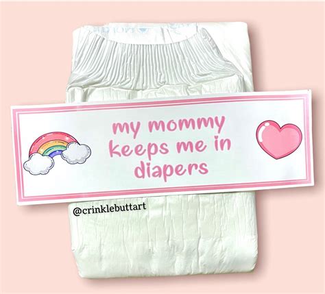 Abdl Diaper Tape Mommy Keeps Me In Diapers Also Available Etsy