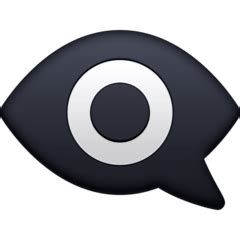 Eye In Speech Bubble Emoji