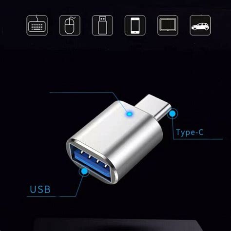 Tammyyerke Usbc To Usb 30 Otg Converter Adapter For Data Transfer Male Type C To зσ пц мы H6e9