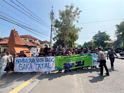 Jelang Sidang Pk Kasus Vina Warga Pasang Spanduk Beri Dukungan Untuk